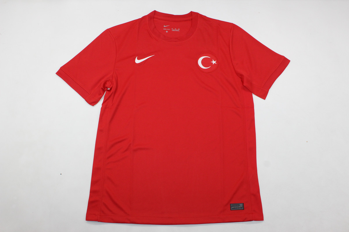 AAA Quality Turkey 2024 Euro Away Red Soccer Jersey